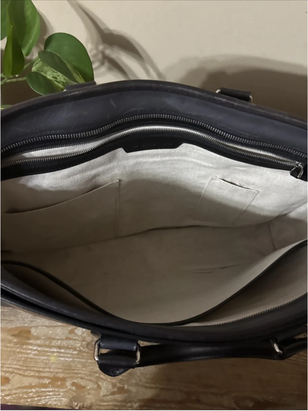 BERLUTI Briefcase Un Jour Venezia Calf Leather NO Shoulder Strap